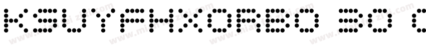 KSUYFHXORB0 30 0字体转换